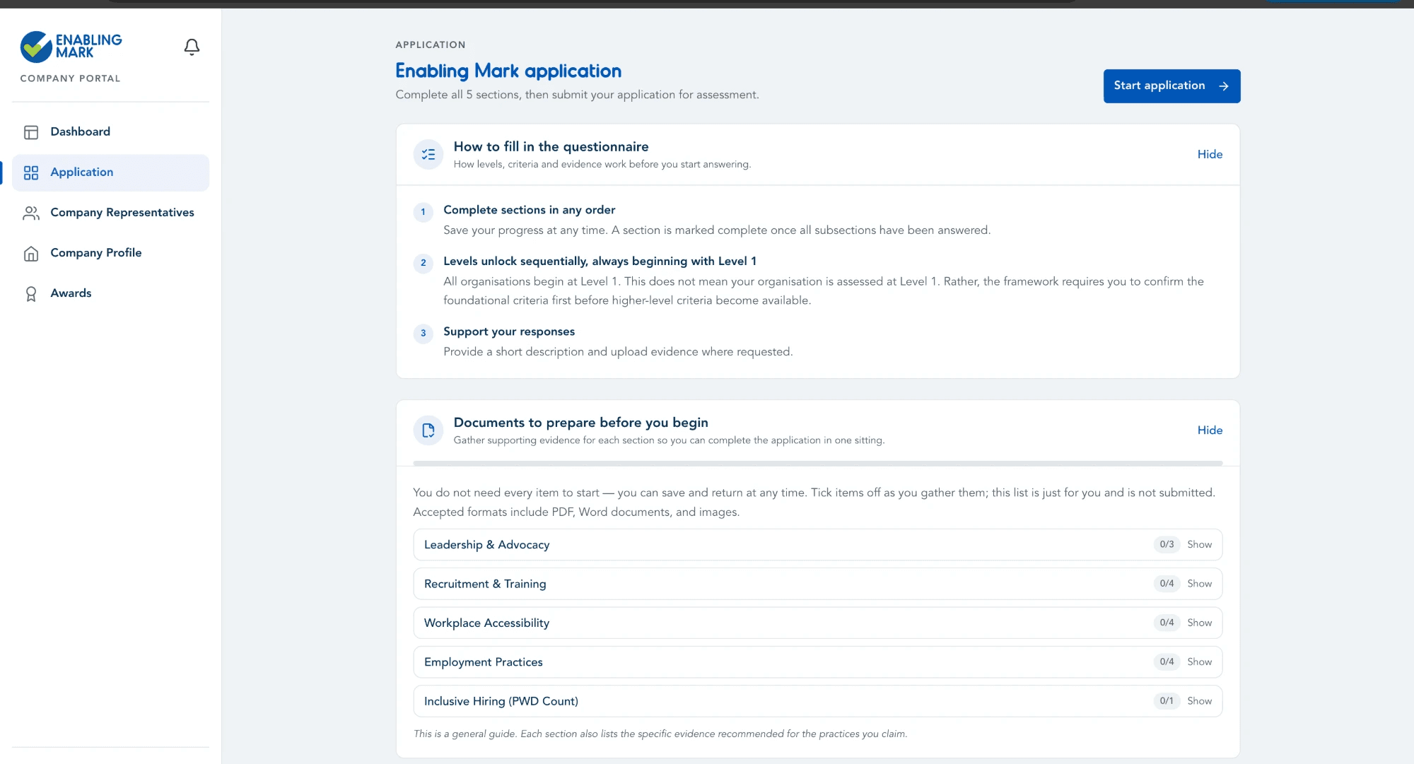 Application overview