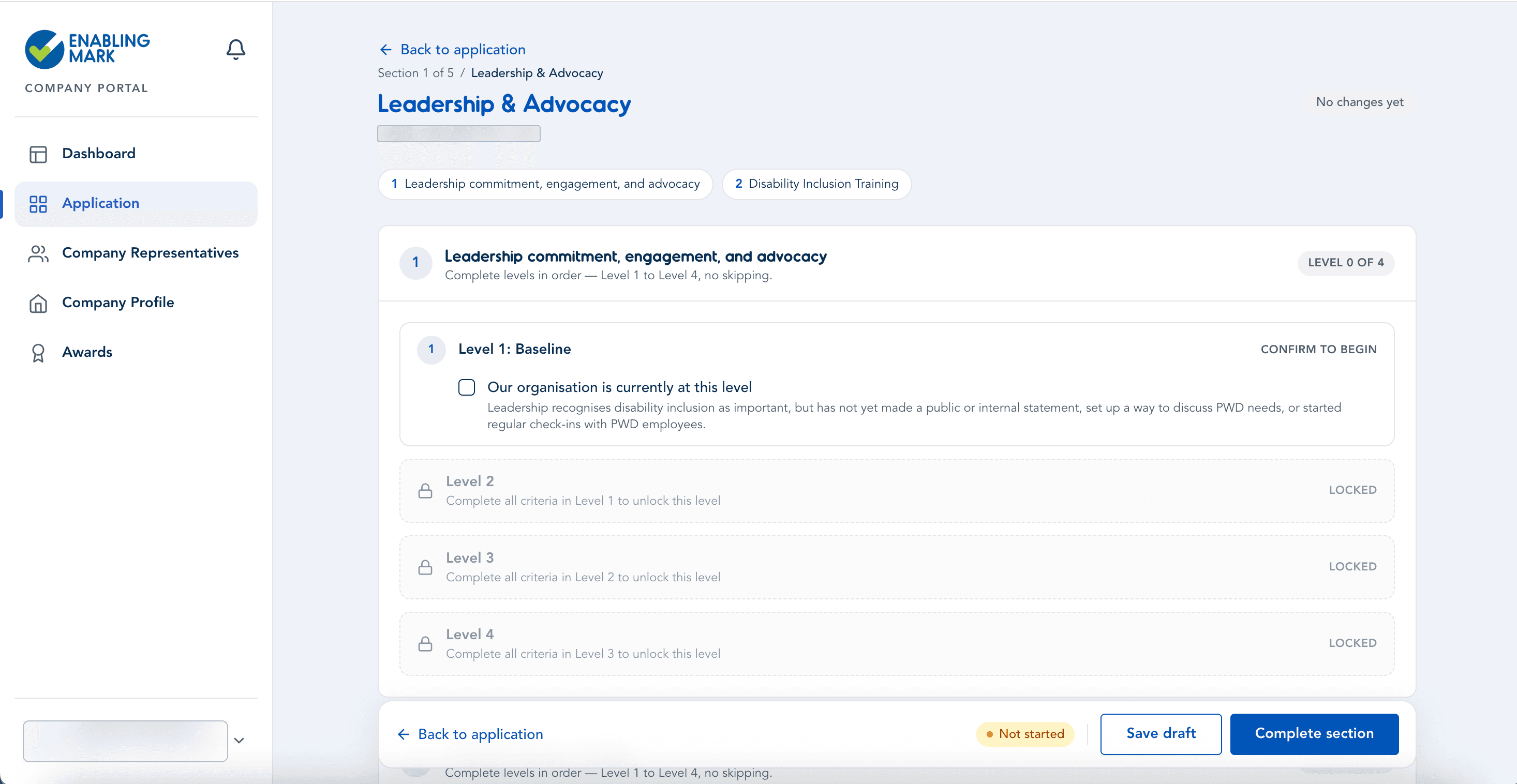 Leadership & Advocacy section